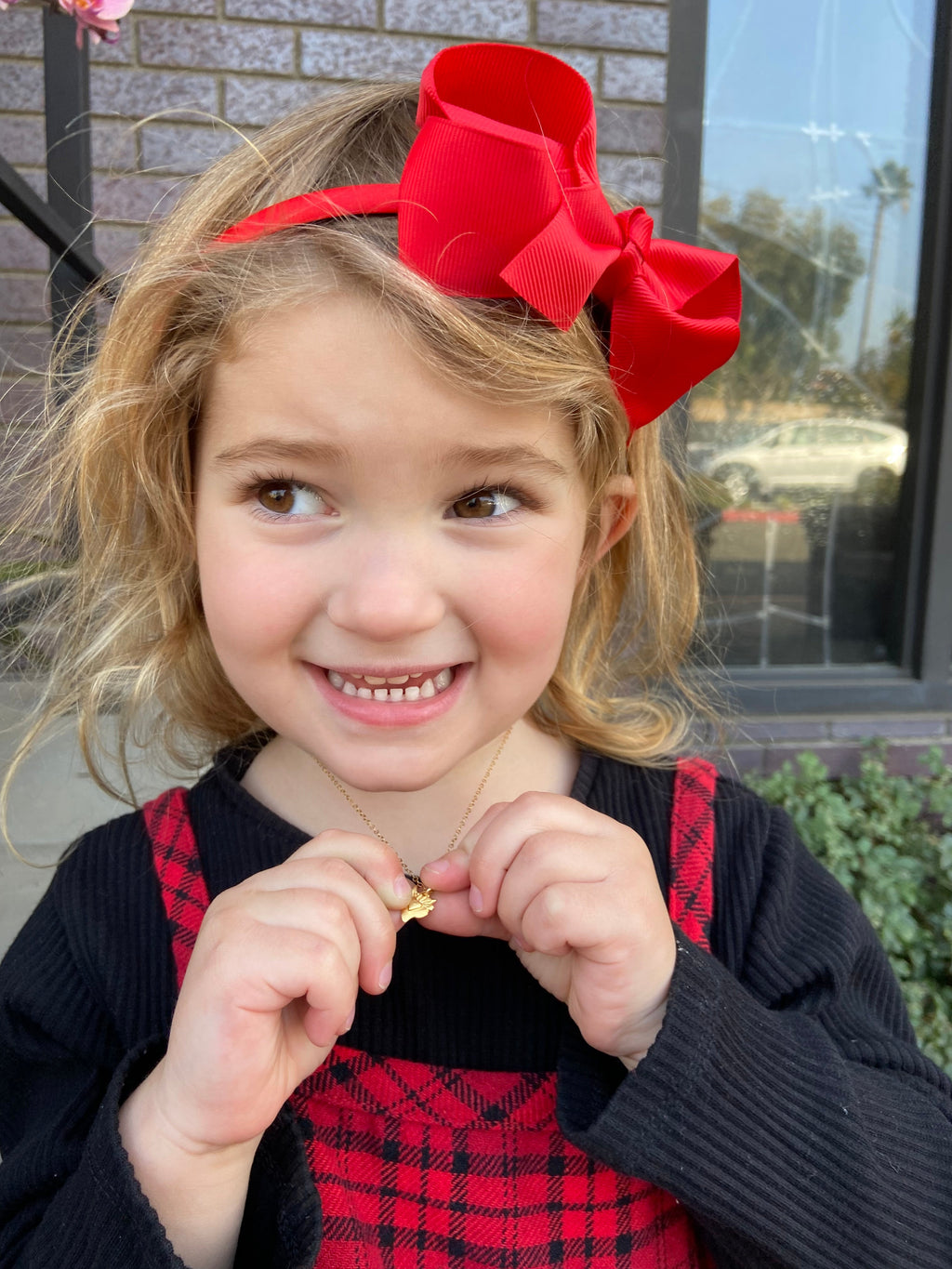 Tiny Sacred Heart Necklace