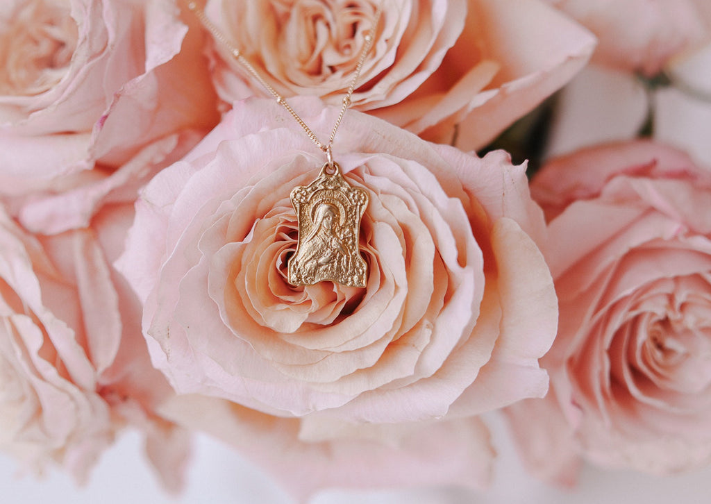 St. Therese of Lisieux in Gold Vermeil