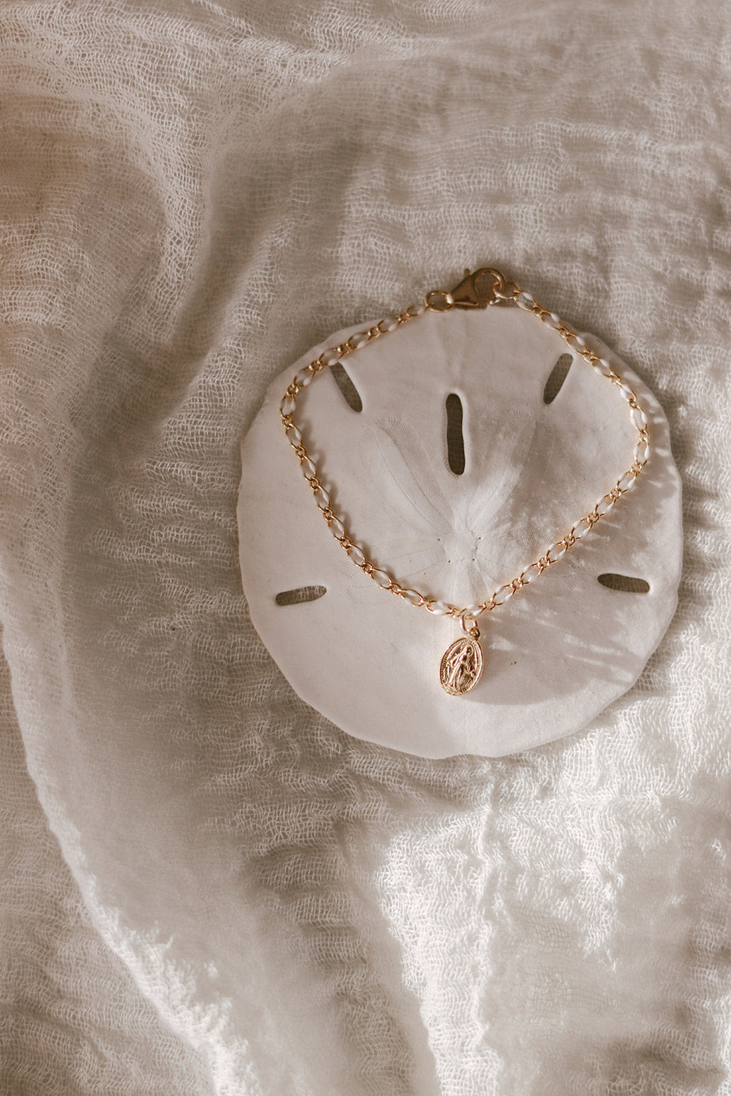 Our Lady of Snow Miraculous Medal Bracelet