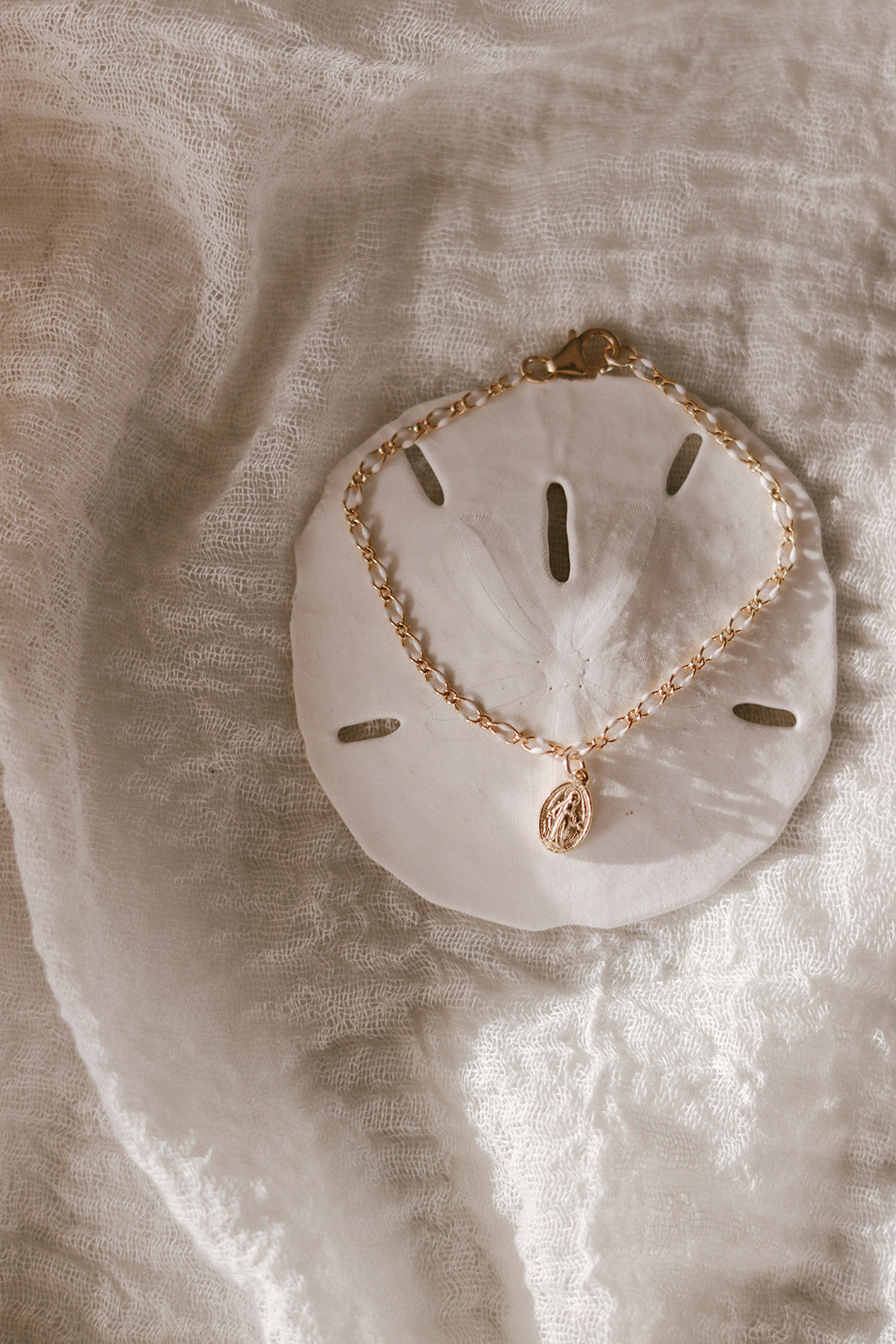 Our Lady of Snow Miraculous Medal Bracelet