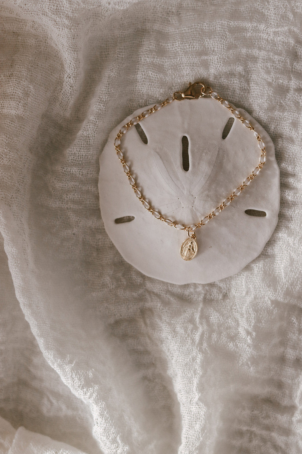 Our Lady of Snow Miraculous Medal Bracelet