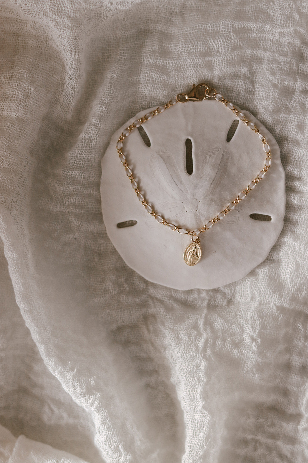 Our Lady of Snow Miraculous Medal Bracelet