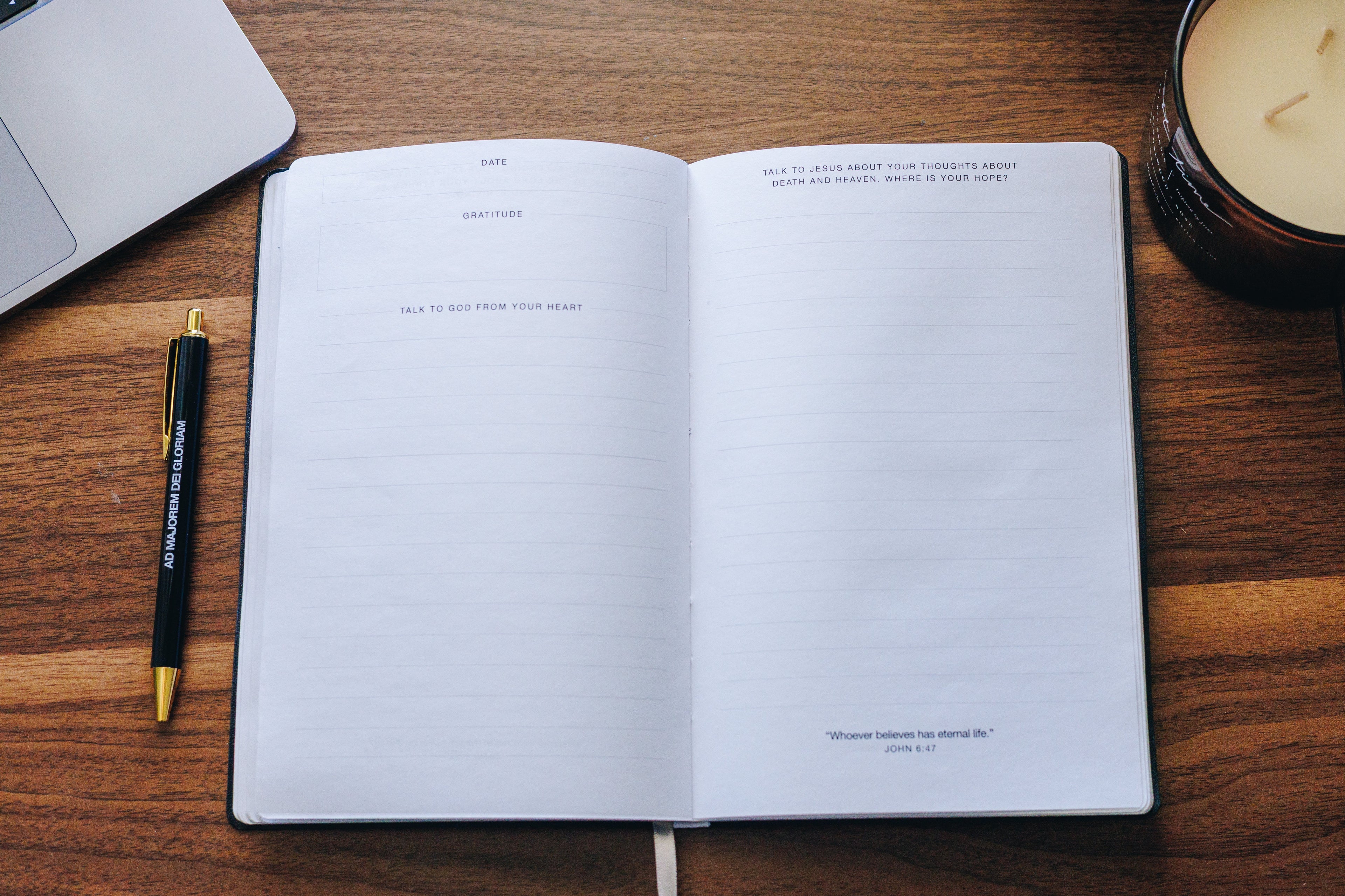 Catholic Men’s Prayer Journal — Always With Me | Blessed is She