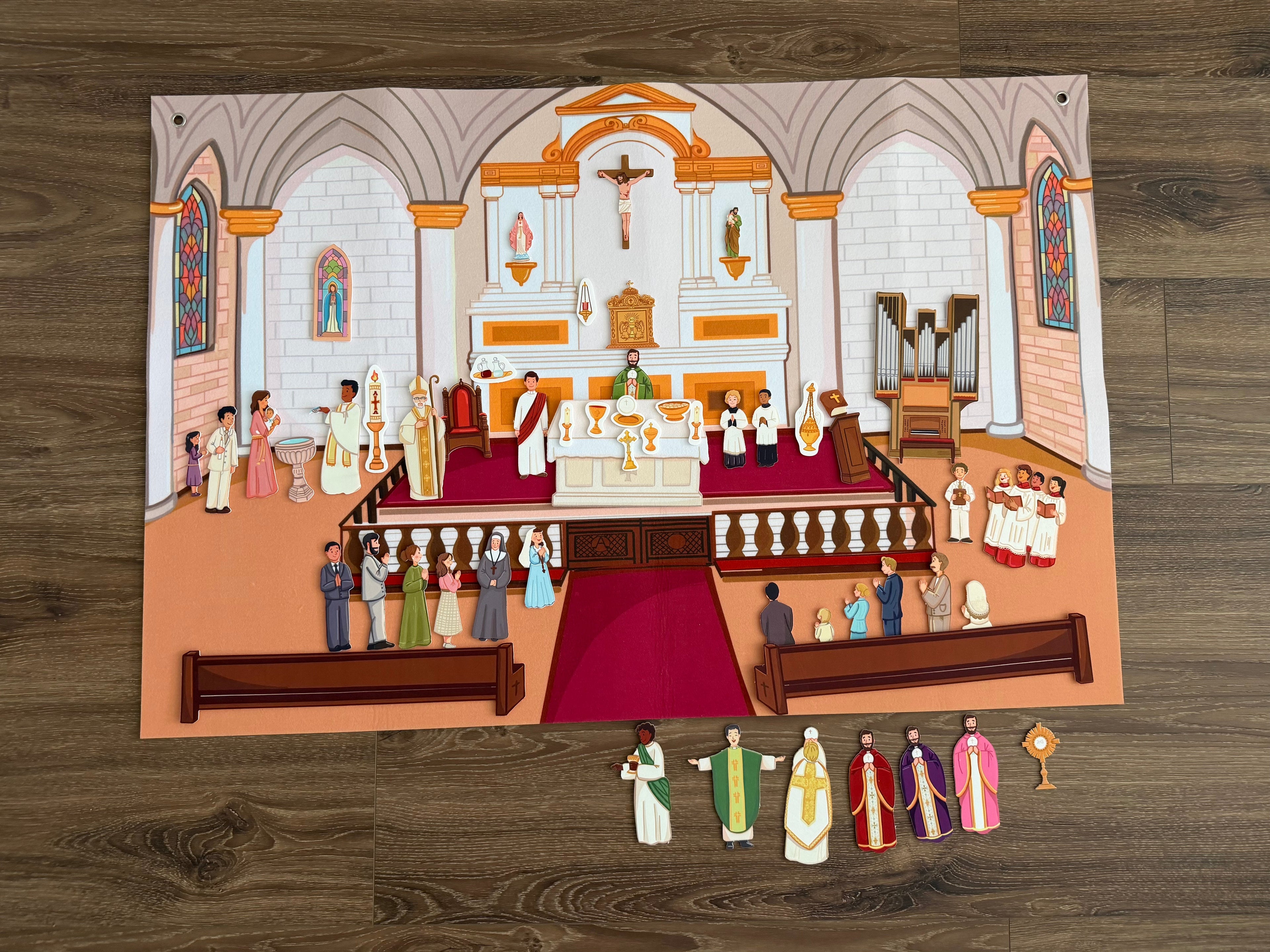 Pray & Play Church Story Board