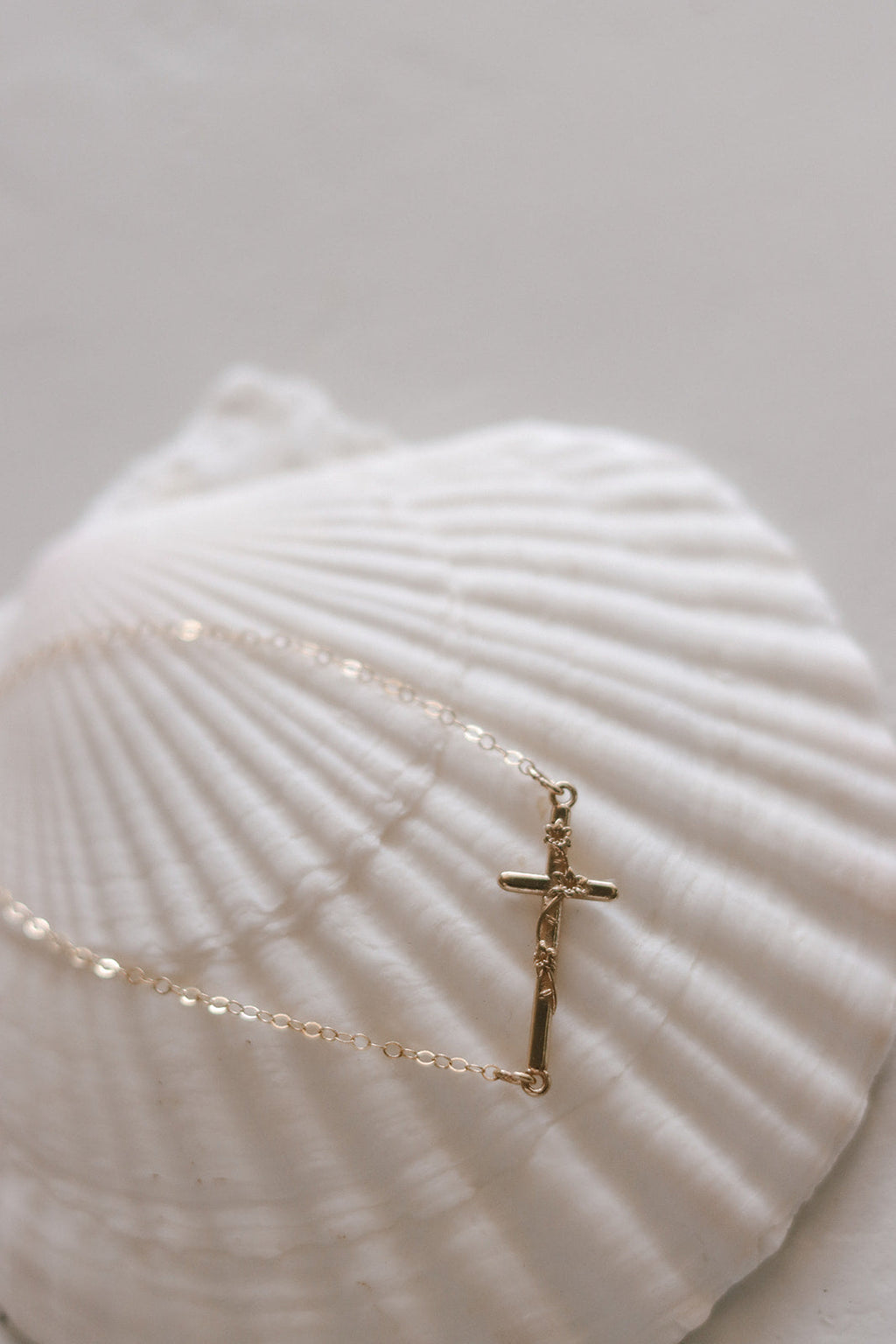St. Joseph Lily Cross Bracelet