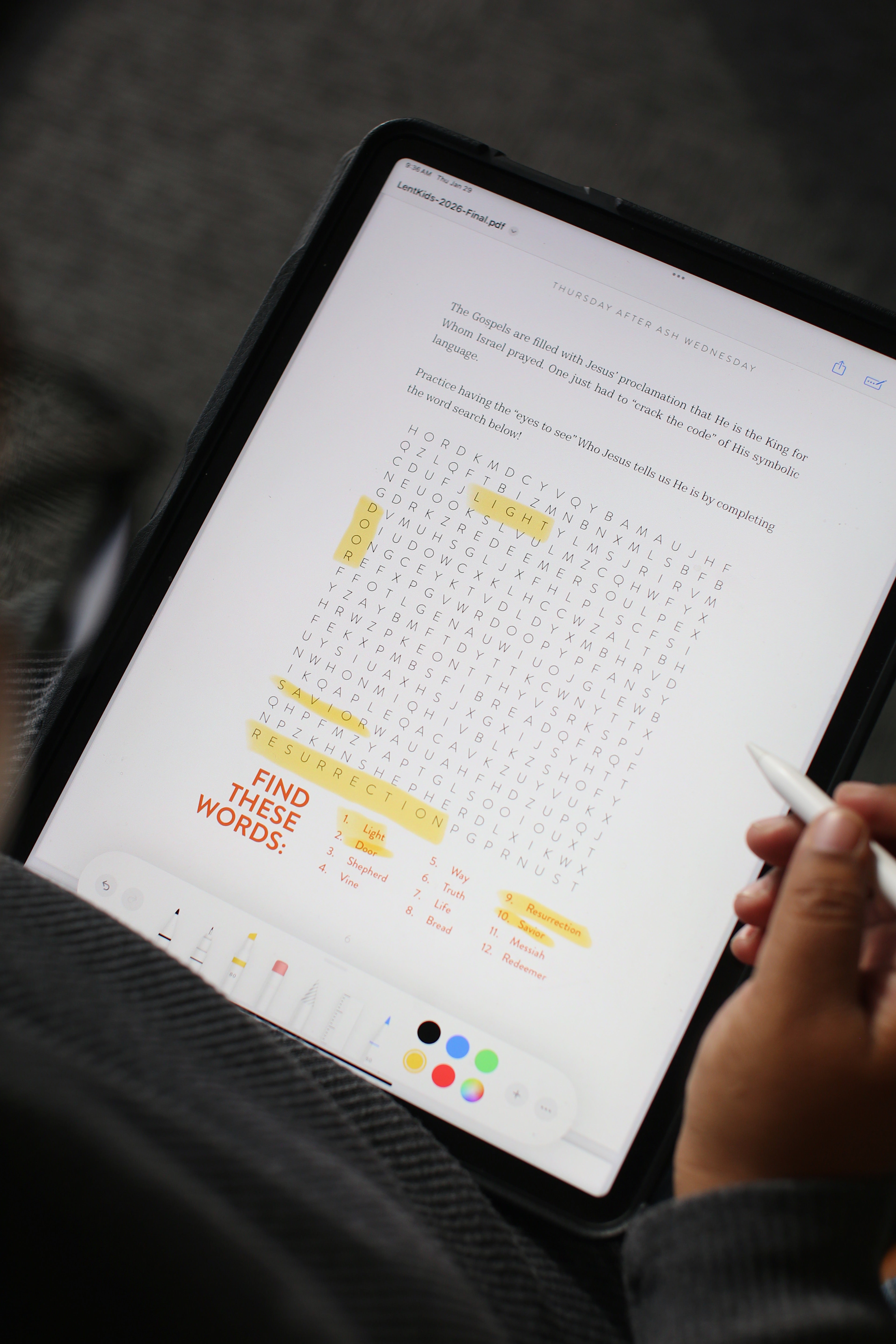 Lent Devotional for Kids *Digital Download*