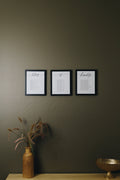 Litany of Humility Print Set (3-piece)