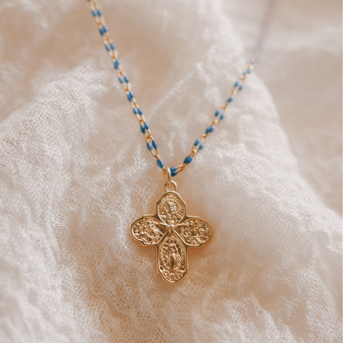 Four Way Cross Necklace - Grotto Chain